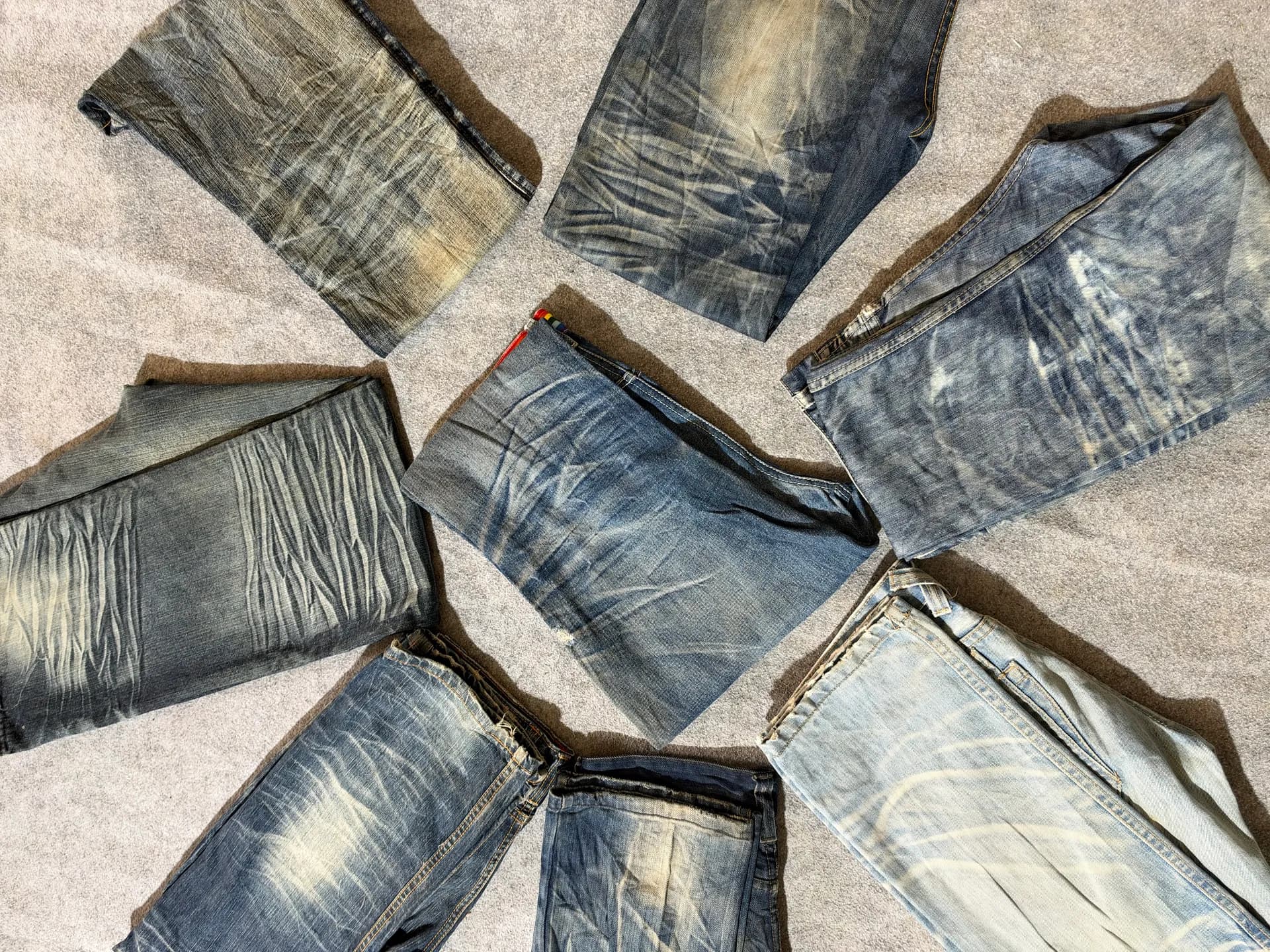 Japan Faded Bootcut Great Washing Jeans